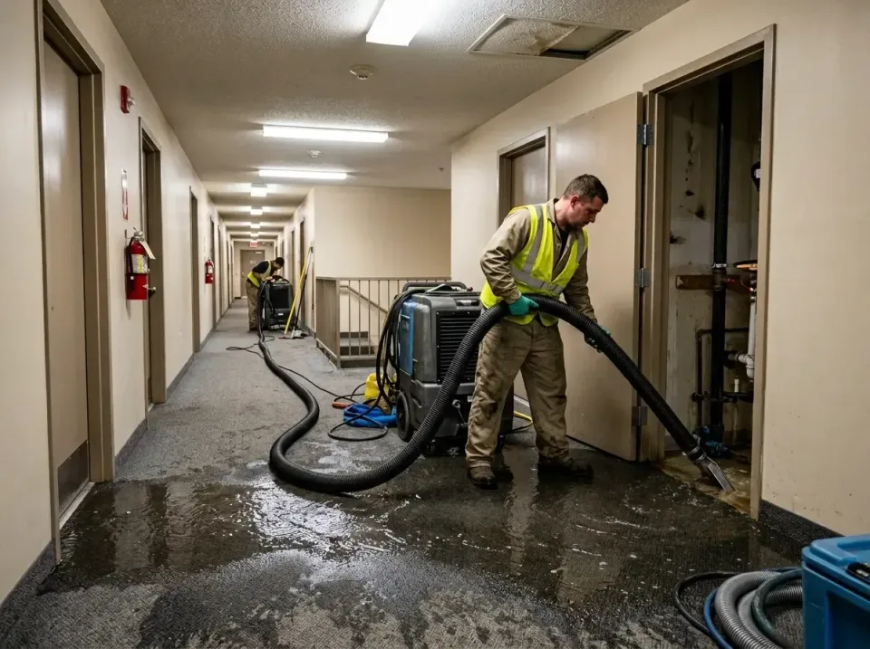 multi-unit-apartment-hallway-f-005 — frequently asked questions, Emergency Burst Pipe Water Extraction & Removal in Yorkshir…